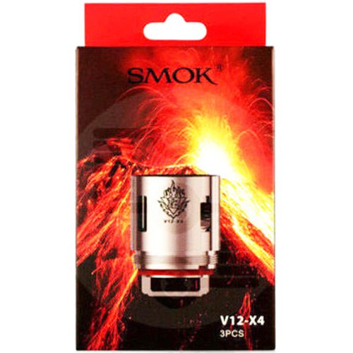 SMOK TFV12 Replacement Coils - V12-X4 - 0.15Ω - Cloud Beast King Coil, 3 Pack