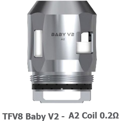 SMOK TFV8 Baby V2 Coils - 0.2Ω Baby V2 A2 Dual Coil, Single Coil