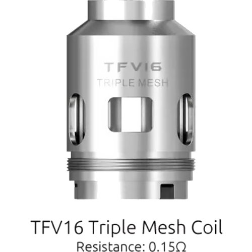 SMOK TFV16 Mesh Replacement Coils - 0.15ohm TFV16 TRIPLE MESH COIL, SINGLE