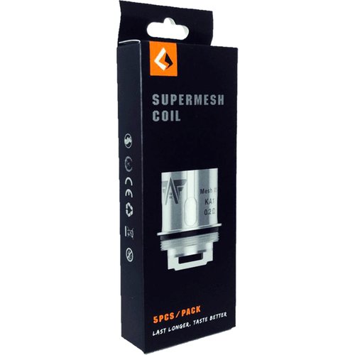 GeekVape Super Mesh Coils - 0.4ohm Super Mesh X2 Coil, 5 Pack Coils