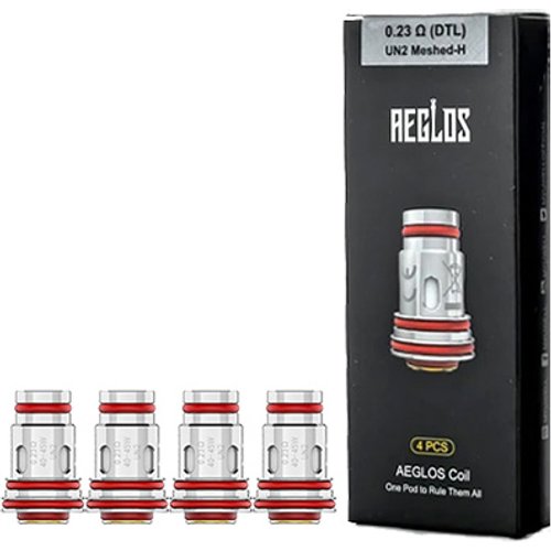 UWELL Aeglos Replacement Coils - 0.23ohm UN2 Meshed, 4 Pack