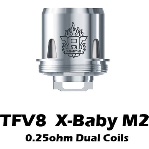 SMOK TFV8 X-Baby Beast Replacement Coils - X Baby M2 - 0.25ohm, Single