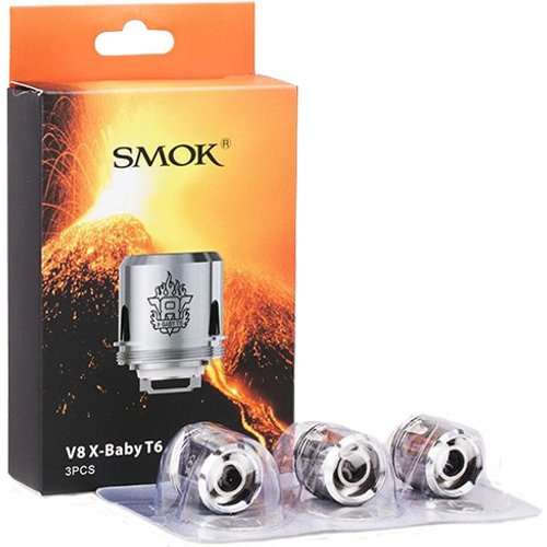 SMOK TFV8 X-Baby Beast Replacement Coils - X Baby T6 - 0.2ohm, 3 Pack