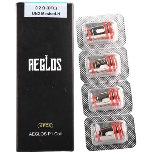 UWELL Aeglos Replacement Coils - 0.2ohm Aeglos P1 Coil, 4 Pack