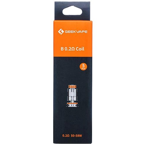 GEEKVAPE B Replacement Coils - 5 Pack, 0.2ohm B Coil