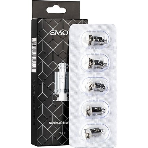 SMOK Nord Replacement Coils - 0.6ohm NORD MESH Coil, 5 PACK