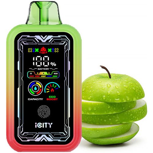 iCity CT35000 Disposable Vape - Green Apple