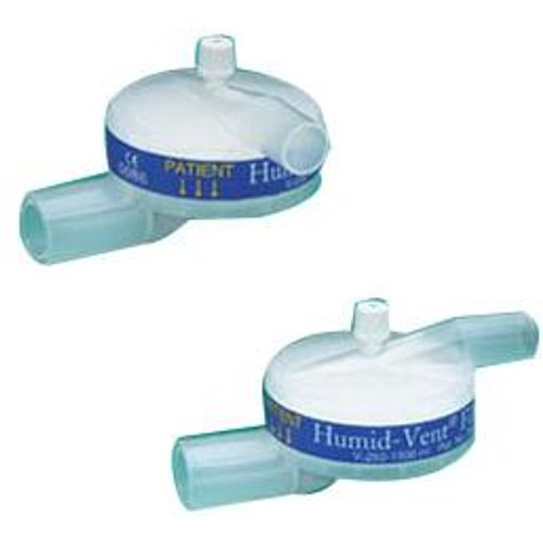 Teleflex Humid-VentFilter Light Straight Heat Moisture Exchanger 250 to 1500mL Tital Volume Range 60mL Dead Space, 30g Weight