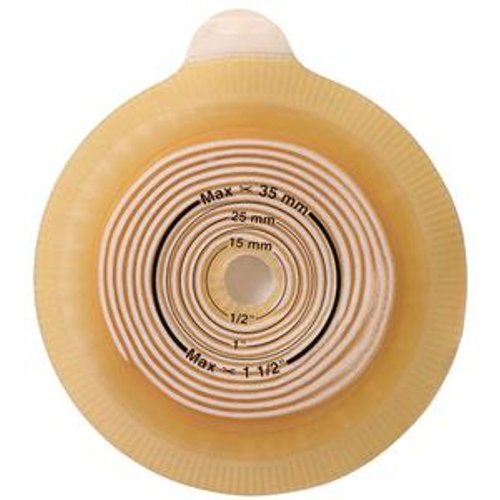 Coloplast AssuraTwo-Piece Pediatric Skin Barrier with Flange, Opaque, Cut-to-Fit Round 3/8 to 1-3/8 Stoma
