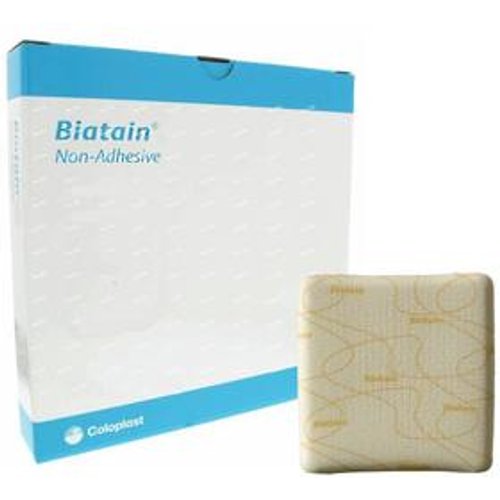 Coloplast BiatainNon Adhesive Foam Dressing, Sterile, Highly Absorbent, 6 x 6