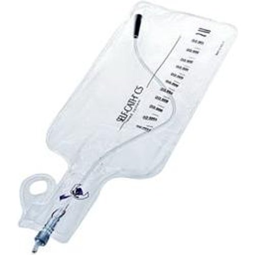 Coloplast Self-CathCoude Olive Intermittent Catheter with Guide Strip 16Fr, 16 L Latex-free