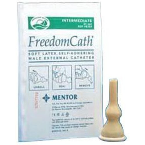 Coloplast Freedom CathMale External Catheter with Kink-Resistant Nozzle, Intermediate, 28mm , Latex