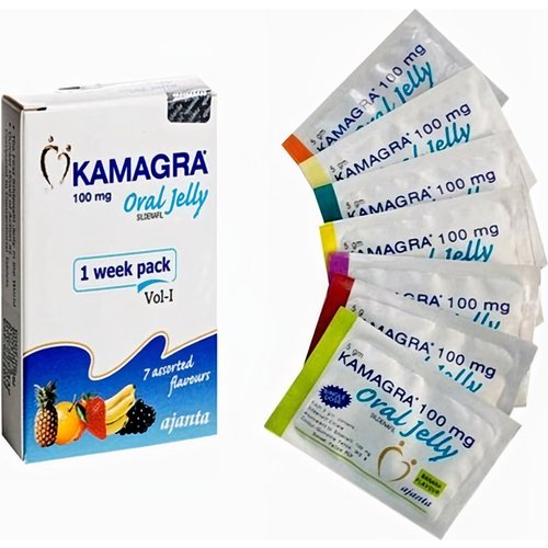 Kamagra Oral Jelly 100 (100mg. Sildenafil Citrate)
