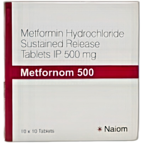 Metfornom 500 Tablets (Metformin 500mg)