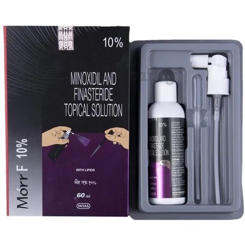 Morr F 10% (Minoxidil 10% w/v+ Finasteride 0.1% w/v) Solution