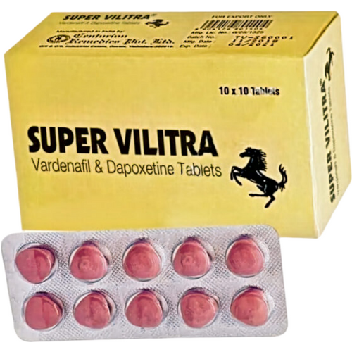 SUPER VILITRA (20mg. VARDENAFIL+ 60 mg. DAPOXETINE)