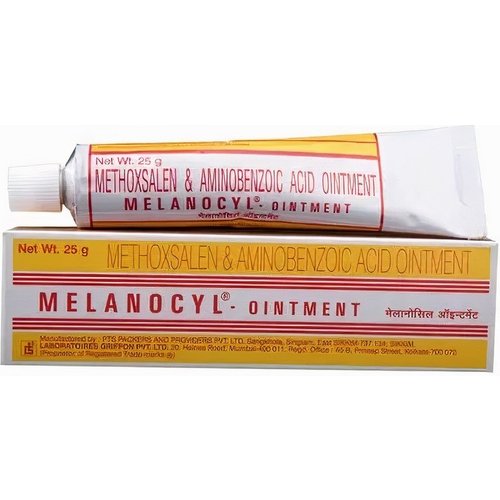 Melanocyl Ointment (Methoxsalen 0.75% w/w + Aminobenzoic Acid 2% w/w)