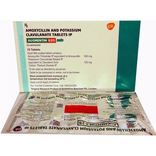 Augmentin 375 Tablet (Amoxycillin 250mg + Clavulanic Acid 125mg)