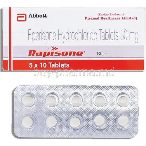 Rapisone 50mg. Tablet (Eperisone 50mg)