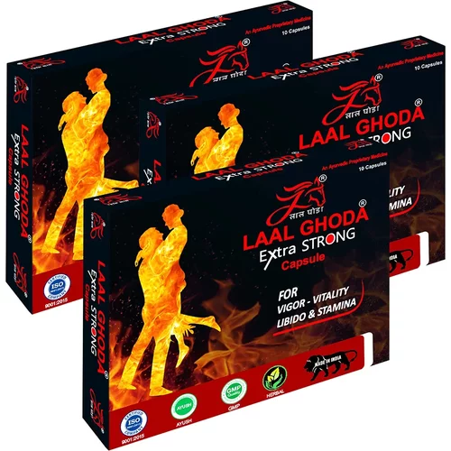 Laal Ghoda Extra Strong Natural ED Capsules for men