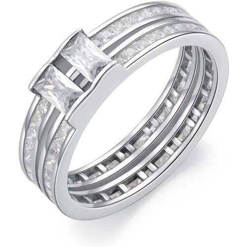 10K 14K 18K Gold 2 Cubic Zirconia Baguette Shank Channel Custom Engagement Ring for Men