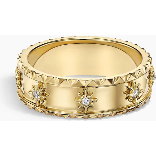 10K Gold 0.07 CT.T.W. Round Natural Diamond Wedding Band
