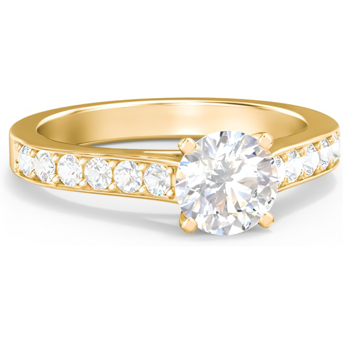 10K Gold 0.5 to 3 CT Round Lab Created Diamond Engagement Ring D VVS1-VS1 Clarity 3EX IGI Certified