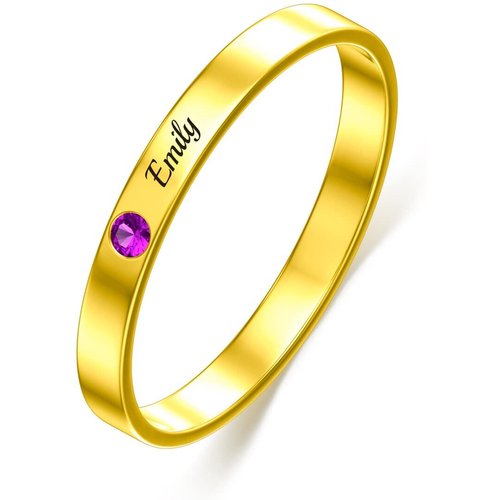 10K Gold Classic Name Ring