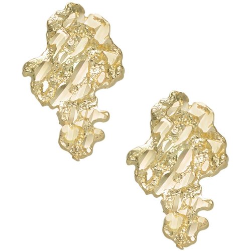 10K Gold Mountains Stud Earrings