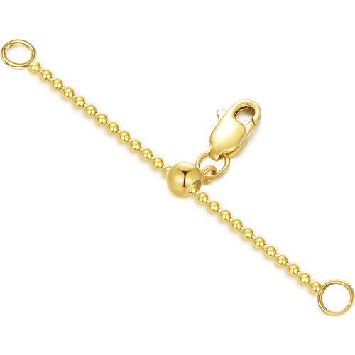14k 1mm Bead Extension Chain