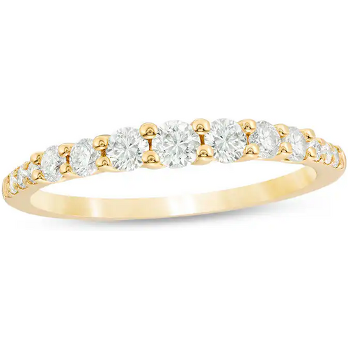 14K Gold 1 CT.T.W. Round Diamond Custom Wedding Ring D Color VVS1 Clarity 3EX