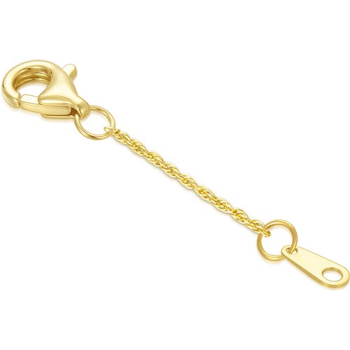 14K Gold 1.5Mm Hemp Rope 1Inch Extender Chain