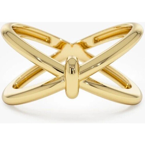 14K Gold Crossover Band