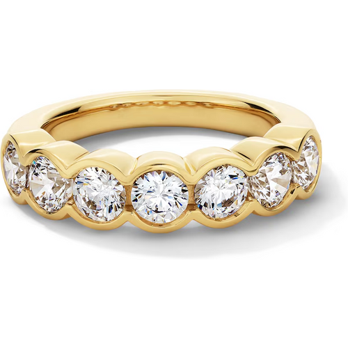 14K Gold 2 CT. T.W Round Cut Lab Created Diamond Wedding Ring D Color VS1-VVS1 Clarity 3EX