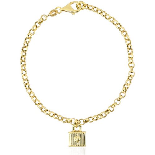 14K Gold Personalized Initial Letter Charm Bracelet for Women
