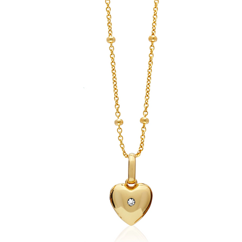 14K Gold Personalized Photo Heart Photo Locket Necklace for Women