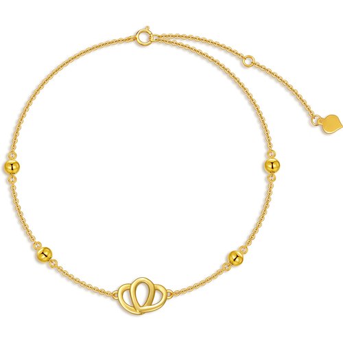14K Gold Shell Single Chain Anklet