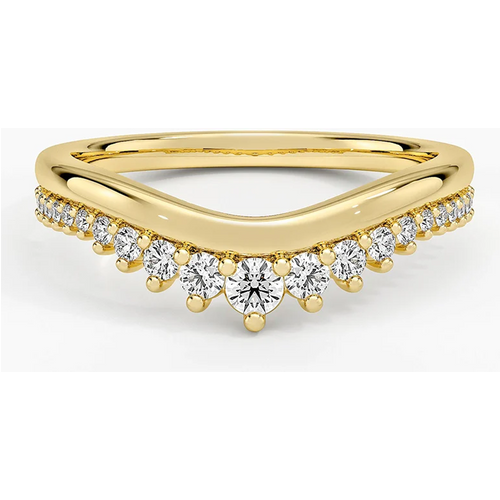 18K Gold Diamond Custom Personalized Engraving & Wedding Ring F/G Color SI Clarity 3EX IGI Certified