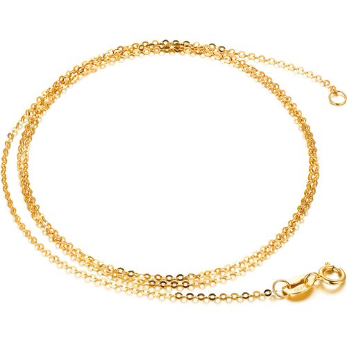 14K Gold Cable Chain Necklace