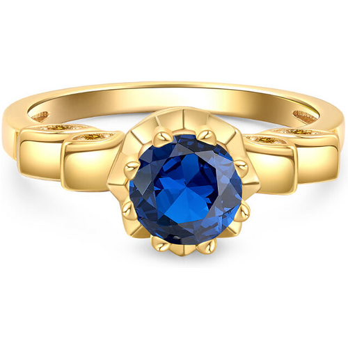 Gold Vermeil Lotus Ring for Women