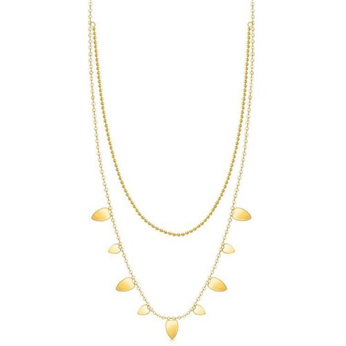 18K Gold Pendant Necklace