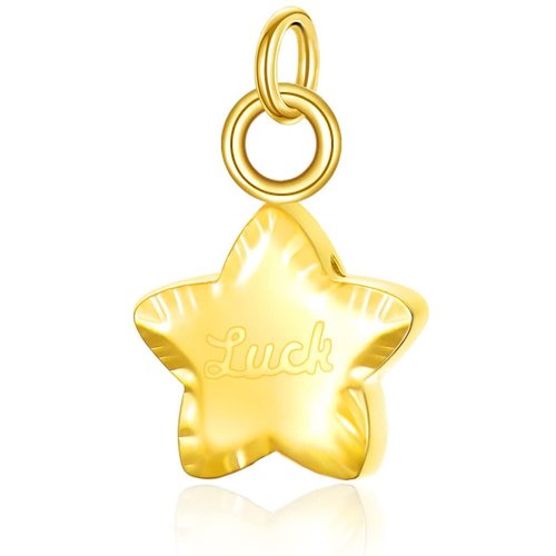 18K Gold Star Pendant Charms