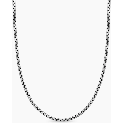 Sterling Silver Box Chain Necklace 3mm