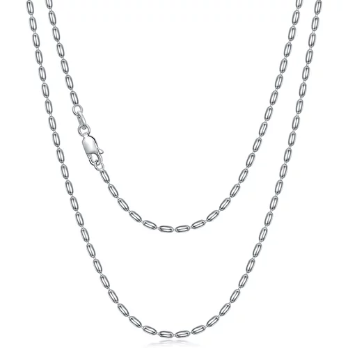 Sterling Silver Bead Chain Necklace