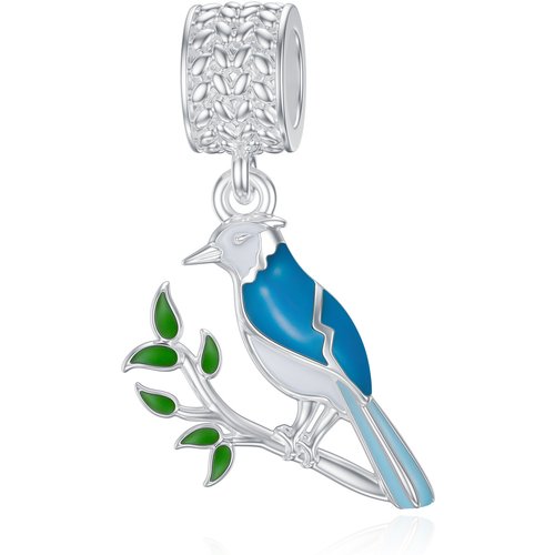 Sterling Silver Bird Dangle Charm