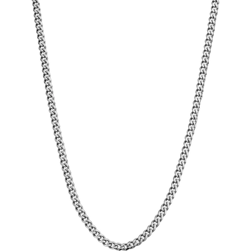 Sterling Silver Cuban Link Chain for Men 4mm