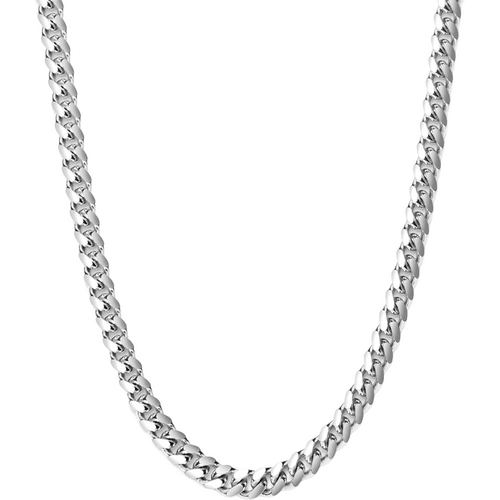 Sterling Silver Cuban Link Chain for Men 5mm