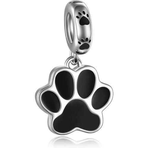 Sterling Silver Dog Bead Charm