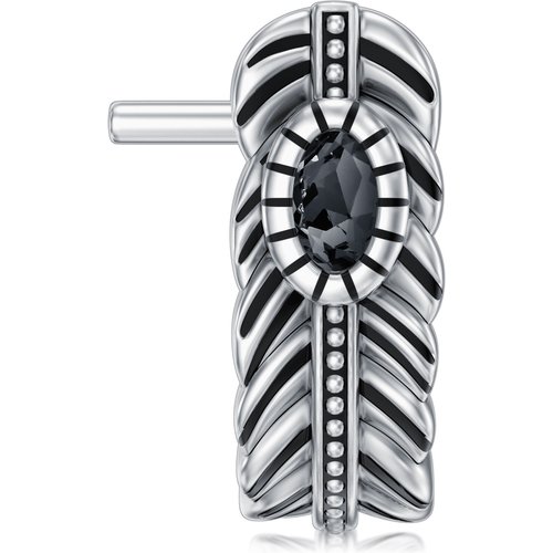 Sterling Silver Feather Nose Ring