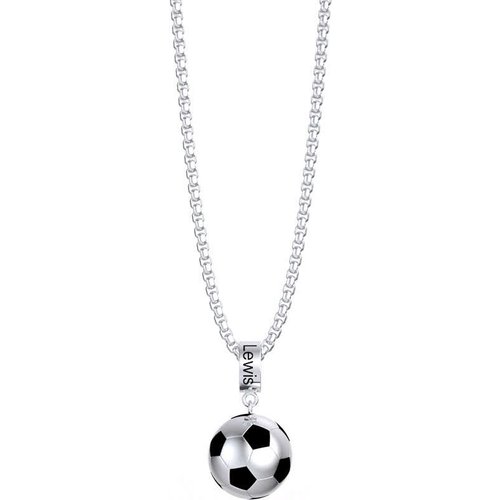 Sterling Silver Personalized Engraving & Football Pendant Necklace for Men